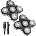 Balder Boss Replacement Head Compatible with Remington Balder Boss XR7120 XR7100 and RX7 Ultimate Series XR1600, 2 Pack Remington Shaver Replacement Heads, 2 Cleaning Brush