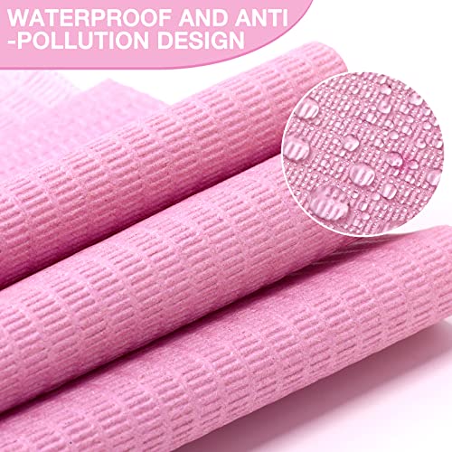 Disposable Nail Table Towels Mat Pink 250 Pcs Waterproof Patient Bibs