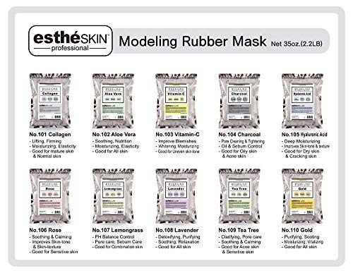 Lemongrass Rubber Mask for Skin Care - Large Capacity for Professional & Home Use