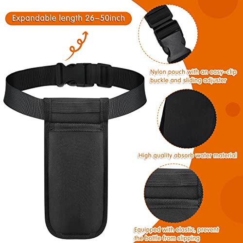 Eaasty 3-Piece Massage Oil Bottle Holster Set with 8 oz Dispenser, Black - Variation 3
