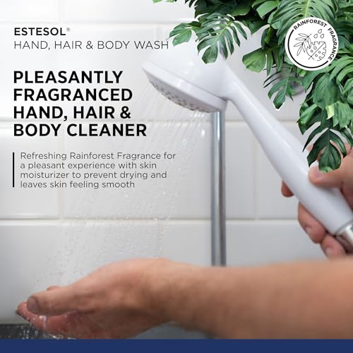 Bulk Hand, Hair & Body Cleanser Refill - 2x1L Rainforest Fragrance, Professional Use