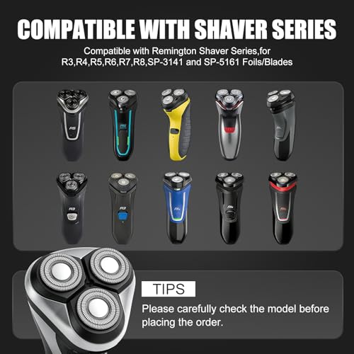 Rotary Shaver Heads 2-Pack Compatible with Remington Series - Replacement for R-2 R-3 R-4100