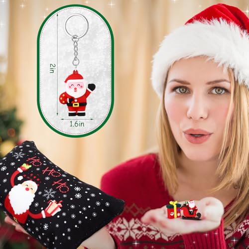 Christmas Gift Set with Makeup Bags, Keychains & Socks - Holiday Decor & Accessories - Christmas Style