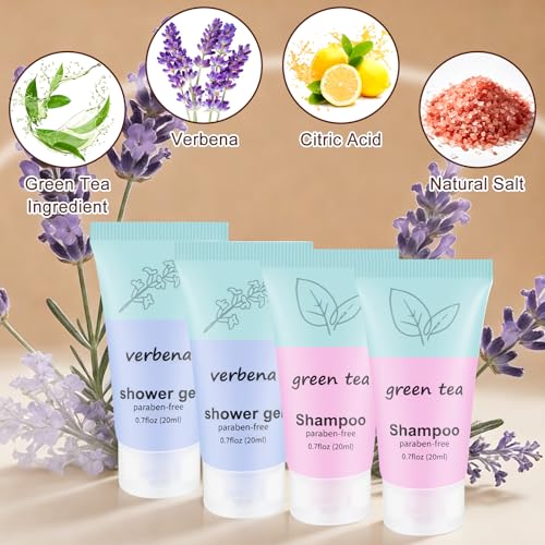 Skourvut 10 Pack Travel Toiletry Kits for Women - Basic Hygiene Sets