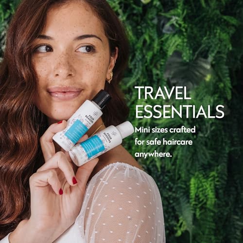 Travel Size Moisturizing Shampoo & Conditioner Set - Fragrance-Free, Hypoallergenic