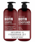 Biotin Hair Growth Shampoo and Conditioner Set for Thinning Hair - Volumizing Treatment for Men & Women