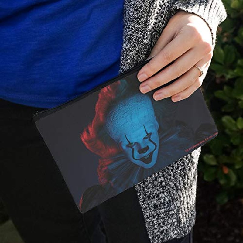 IT: Chapter 2 Blue Pennywise Makeup Cosmetic Bag Organizer Pouch