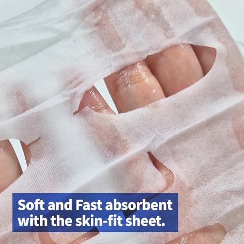 Hydrating Face Mask Variety Pack - 40 Sheets with Aloe Charcoal Collagen & More - 1 Pack of 40