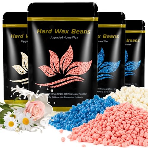 Hard Wax Beads for Hair-Removal - Sukh Brazilian Bikini Wax for Women Men Gentle on Skin, Moisturizing,Unisex for Back, Legs, Armpit, Bikini Line, Arms, Body