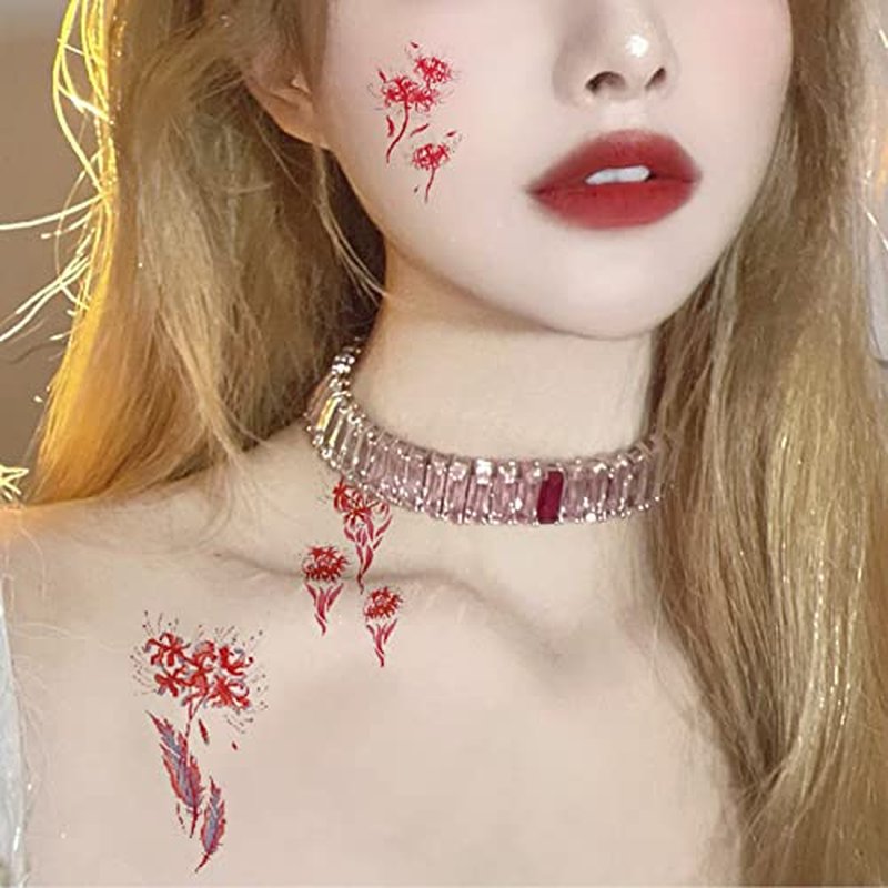117 PCS Watercolor Animals Pre-Cut Temporary Tattoo for kids, Fake Tattoos Stickers Girls Boy Body Arm Shoulder, Super Cute Themed Birthday Party Decoration Supplies School Rewards Prizes