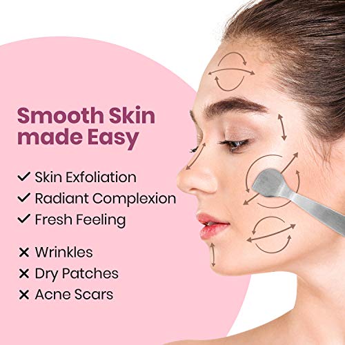 Lindo Beauty Buffer Microdermabrasion Tool with Diamond Infused Exfoliation & Lip Scrubber - 1 Count