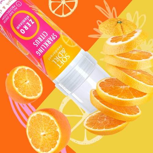 Soft & Dri Aluminum-Free Deodorant 3 oz Stick - Sparkling Citrus, 3 Pack