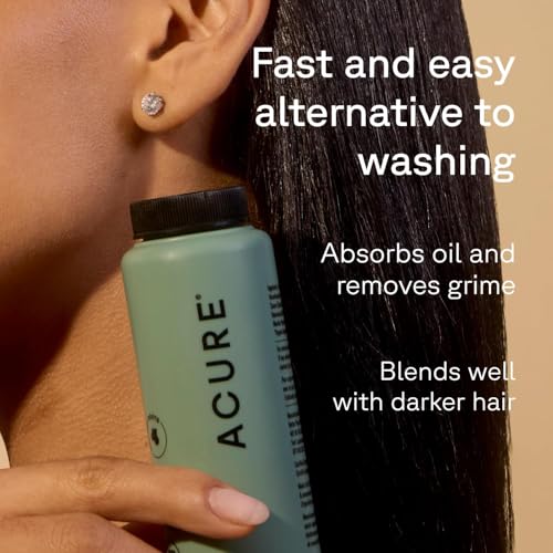 Travel Size Dry Shampoo Set - Vegan, Non-Aerosol, Rosemary & Peppermint - 1.7 oz 2 Pack