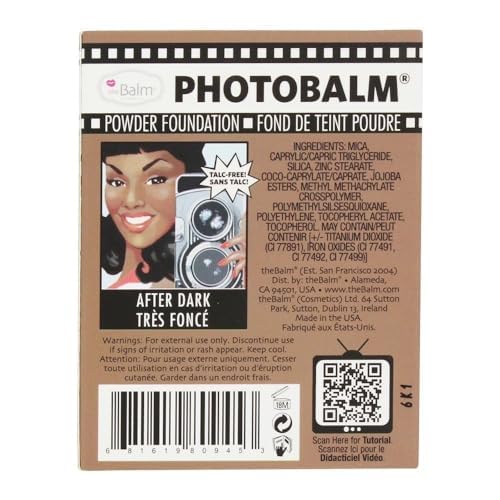 theBalm PhotoBalm Talc Free Powder Foundation, After Dark