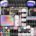 Acrylic Nail Kit for Beginners 600Pcs - Home Practice DIY Gel Polish Tips