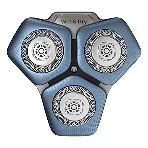 Genuine Replacement Heads for Philips Norelco Shavers - 3 Pack (S5000 & S7000 Compatibility)