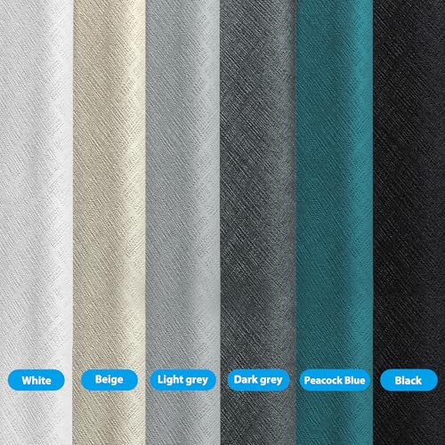 Black Room Divider Curtains 15ft x 9ft Total Blackout Privacy Insulated Noise Reduction