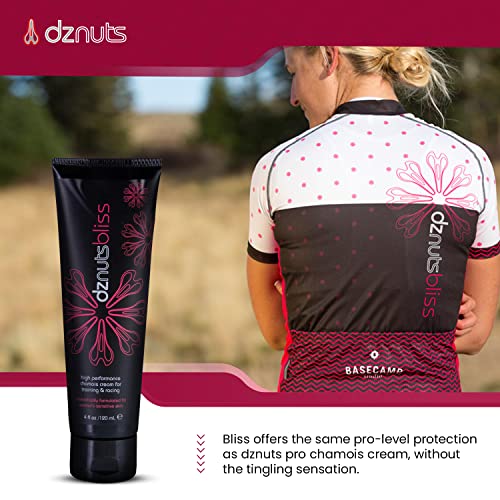 dznuts PRO + BLISS Men's and Women's Chamois Cream Bundle 4 Fl Oz