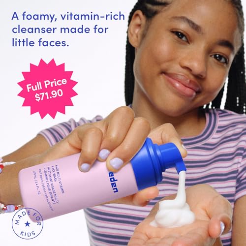 Evereden Kids Face Wash 2-Pack – Peach, Dermatologist-Tested & EWG Verified