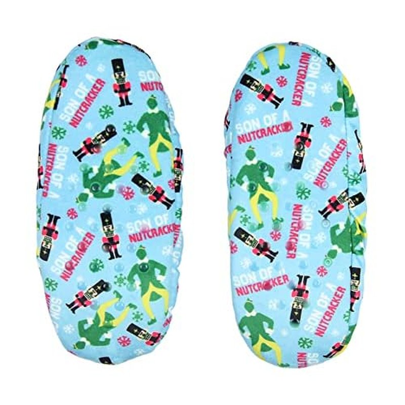 Bioworld Elf Slippers Son Of A Nutcracker Buddy The Elf Slipper Socks with No-Slip Sole For Women Men