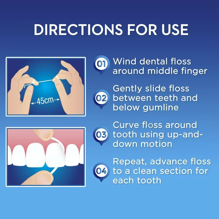 Oral-B Super Floss Pre-Cut Mint Floss Strands, Threaders 50 Count Pack of 12