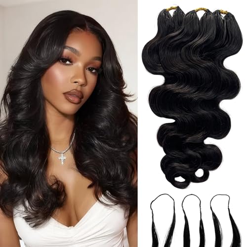 60g 50Strands Feather Crochet Hair Extensions 16 Inch Body Wave Human Hair Reusable