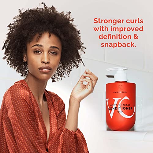 VICIOUS CURL Deep Conditioner for Curly Hair - 12 Fl Oz | Lightweight Hydration & Manageability