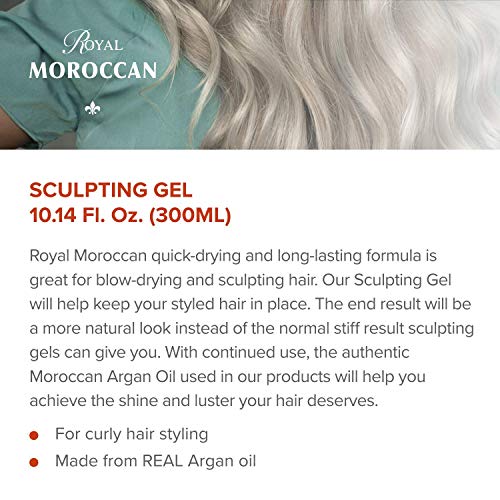 Hair Styling Gel with Argan Oil for Curly & Frizzy Hair - 300ml