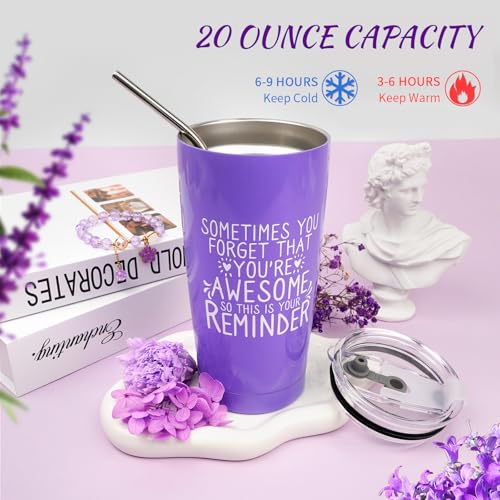 Lavender Spa Gift Set for Women - 16-Piece Relaxation Self-Care Gift Basket