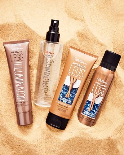 Sally Hansen Airbrush Legs Spray-On Makeup Light Glow 4.4 Fl Oz Pack of 2 - Flawless, Water & Transfer Resistant