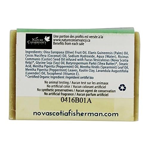 NOVA SCOTIA FISHERMAN Fundy Clay And Mint Soap, 136 GR