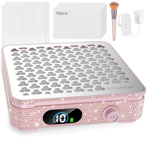 Nail Dust Collector FC01 1000Pa Pink Diamond - Cordless 8h, 360° Cyclone