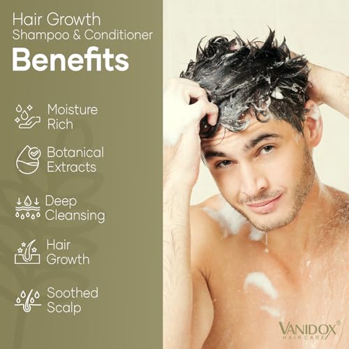 Tea Tree Carbonic Acid Shampoo & Conditioner Set for Hair Growth & Repair - 16 Fl Oz Each