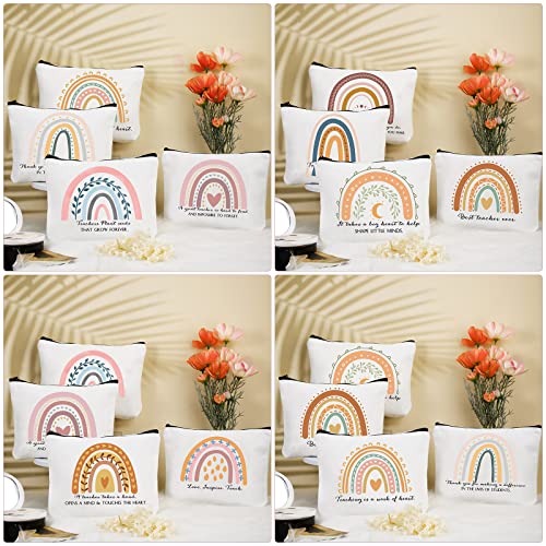 Elegant 30 Pcs Christmas Teacher Appreciation Gifts Bulk with Rainbow Themed Bags