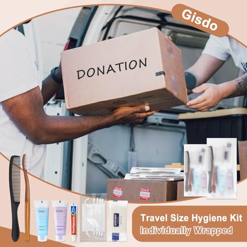 20 Sets Travel Toiletry Kits Homeless Personal Hygiene Gift Sets - 10-in-1