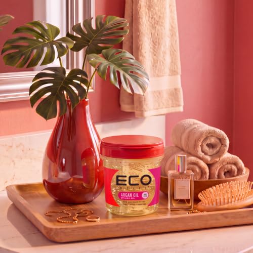 Eco Style Argan Oil Hair Gel 5lb - Strong Hold & Moisturizing Styling Product
