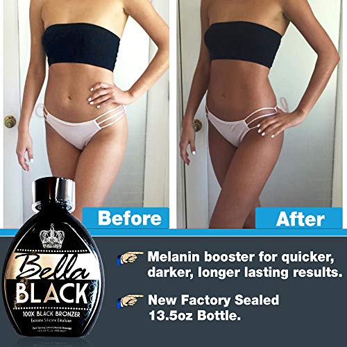 Dolce Vita Bella Black 100X Dark Tanning Lotion - Indoor Bed Bronzer 13.5oz