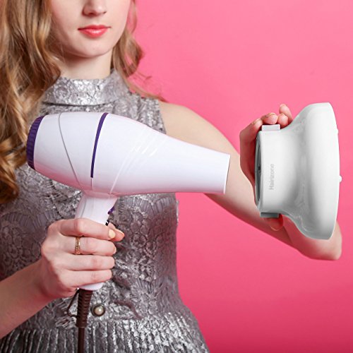 Hairizone Universal Hair Diffuser White - Heat Protection & Volumizing Attachment
