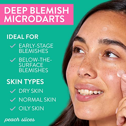 Peach Slices Acne Spot Dots - Microdart Patches for Blemish & Dark Spot Treatment
