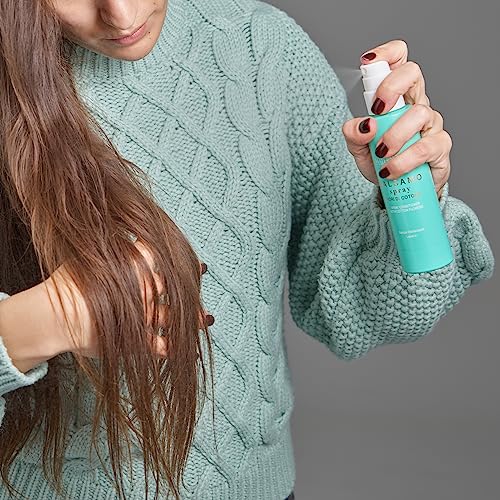 Detangler Spray Balm for Oily Hair - Lightweight, Anti-Frizz, Shine, Vegan, 5 Fl Oz