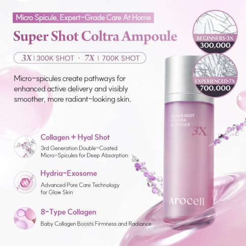 AROCELL Super Shot Collagen Ampoule 3X - Hydrating Moisturizing Serum