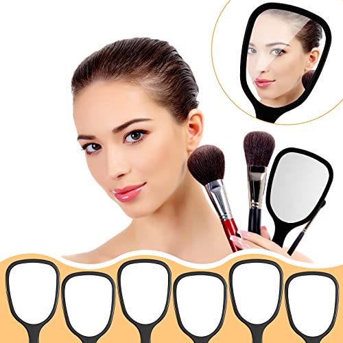 Handheld Mirror with Handle - 60 Pack Black Travel Makeup Mirrors