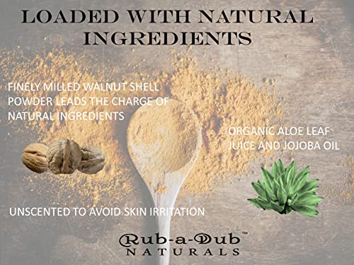 1 Count Walnut Body Scrub for Exfoliation, Acne & Cellulite - Made in USA
