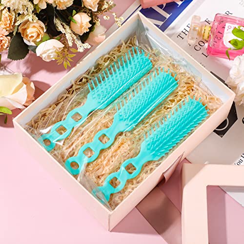72 Pack Detangling Hair Brushes for Curly Wavy Hair - Travel & Shelter Use