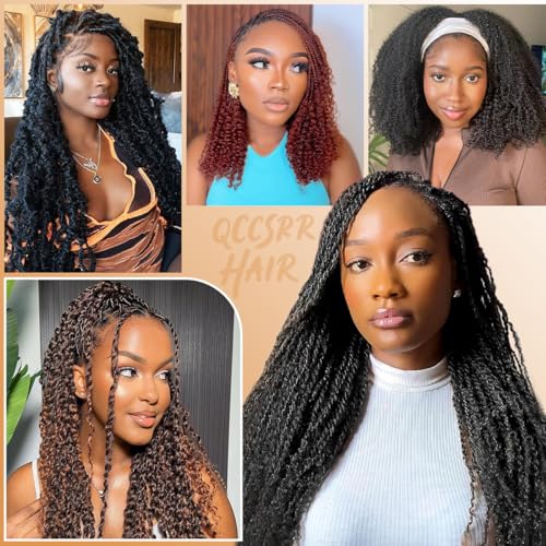 Afro Kinky Human Hair Bulk - 12 Inch, 50g Pack, Color #4 Chocolate Brown - Variation 4#