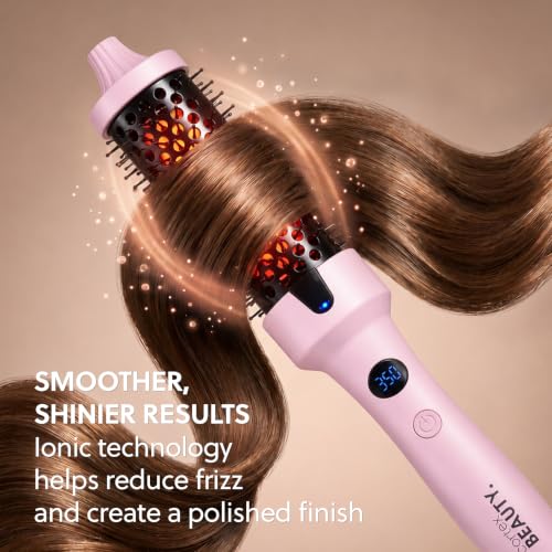 Cortex Beauty 1.5 Inch Infrared Thermal Blowout Brush, Heated Volumizer for Salon-Quality Hair