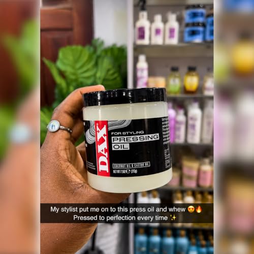 Dax Pressing Oil 14 Ounce Jar (414ml) (2 Pack)