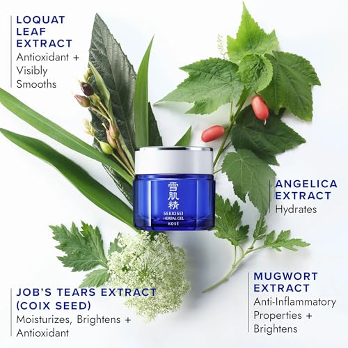 SEKKISEI Herbal Gel Face Moisturizer Refill Pod - 2.8 oz Multi-Purpose Hydrating Gel