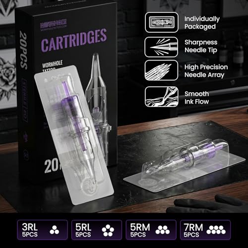 Wireless Tattoo Battery Pack - 2 x 1800mAh Rechargeable Power Supplies for Tattoo Guns