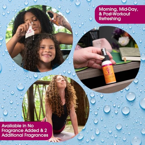 No Fragrance Jessicurl Awe Inspiraling Curl Refresh Spray 8 Fl oz - Moisturizing Midday Hair Mist